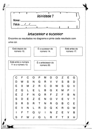 Oficina para casa 3º ano