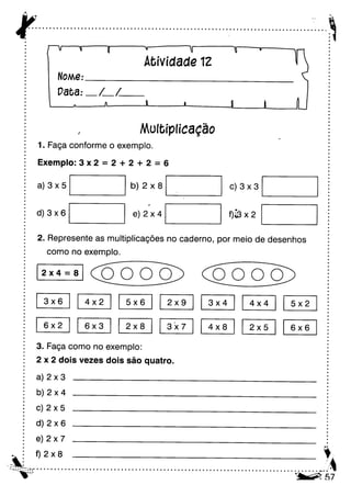 Oficina para casa 3º ano
