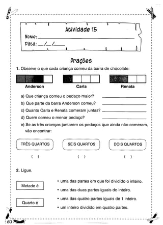 Oficina para casa 3º ano