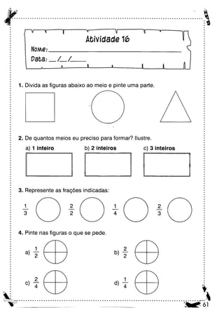Oficina para casa 3º ano