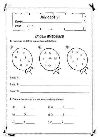 Oficina para casa 3º ano