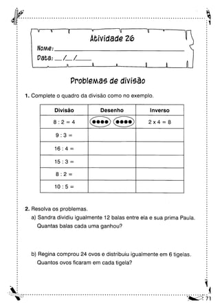 Oficina para casa 3º ano