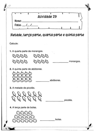 Oficina para casa 3º ano