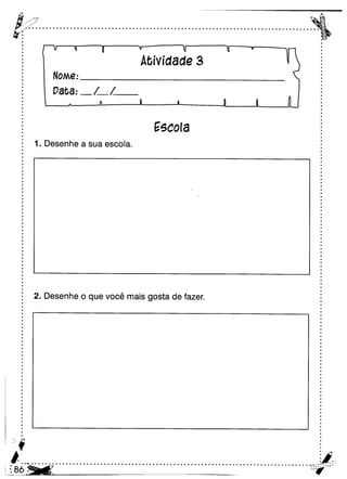 Oficina para casa 3º ano