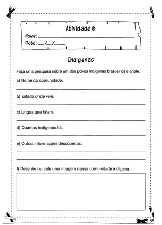 Oficina para casa 3º ano