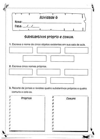 Oficina para casa 3º ano