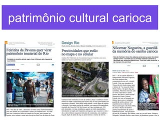 patrimônio cultural carioca

Text

 