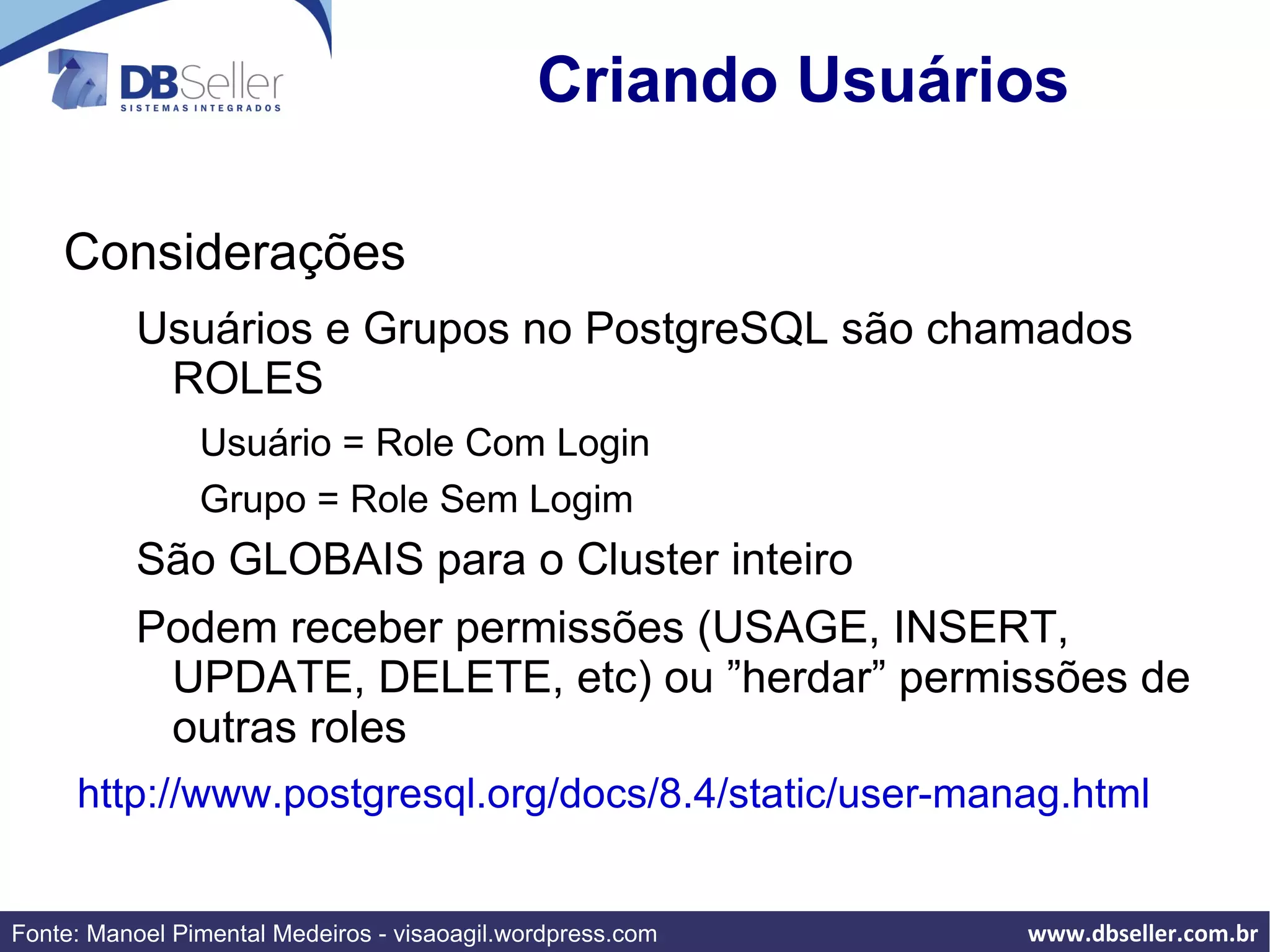 Rotinas de Manutenção 