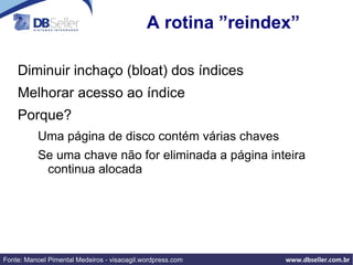 Instalação e Configuração Configurar pg_hba.conf $ sudo vim /etc/postgresql/8.4/main/pg_hba.conf 