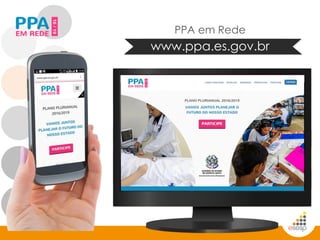 www.ppa.es.gov.br
PPA em Rede
 