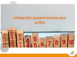 89
ATRIBUTOS QUANTITATIVOS DAS
AÇÕES
 