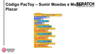 Código PacToy – Sumir Moedas e Mudar
Placar
 