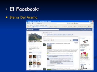 El Facebook:   Sierra Del Aramo 