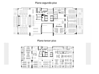 Plano segundo piso
Plano tercer piso
 