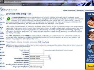 Construindo um mapa mental Mapas conceituais e o CmappToolsIMC -  Como crearproposicionesMapa conceptualIHMC – Trabajando com recursos recursos