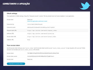 Conectando a apicação
 