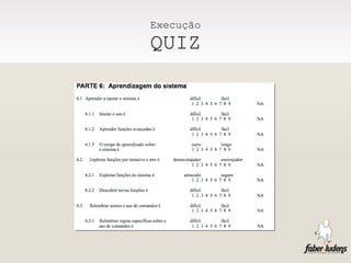 Execução QUIZ 