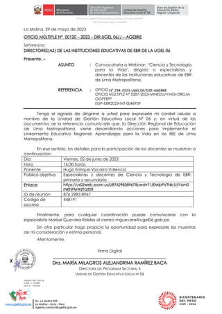 “Decenio de la Igualdad de Oportunidades para Mujeres y Hombres 2018-2027”
“Año de la unidad, la paz y el desarrollo”
www....