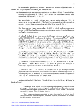 Ofício a Receita Federal para bloquear bens de Sergio Moro