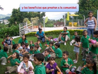 y los beneficios que prestan a la comunidad.