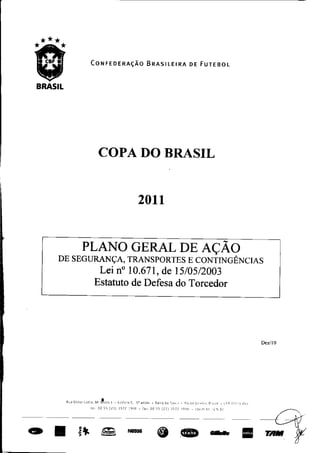 Tabela da Copa do Brasil 2011