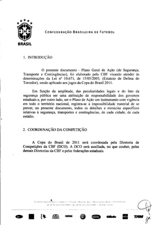 Tabela da Copa do Brasil 2011