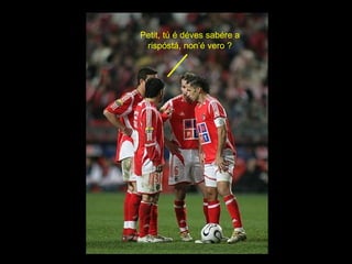 Petit, tú é déves sabére a rispóstá, non’é vero ? 