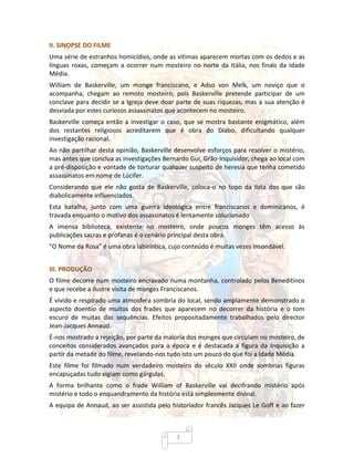 O filme nome da rosa