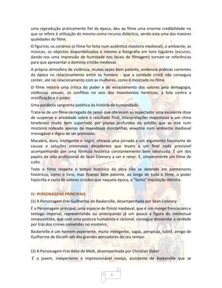 O filme nome da rosa