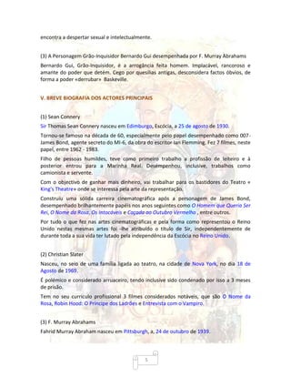 O filme nome da rosa