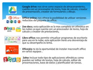 Ofimatica en la nube | PDF