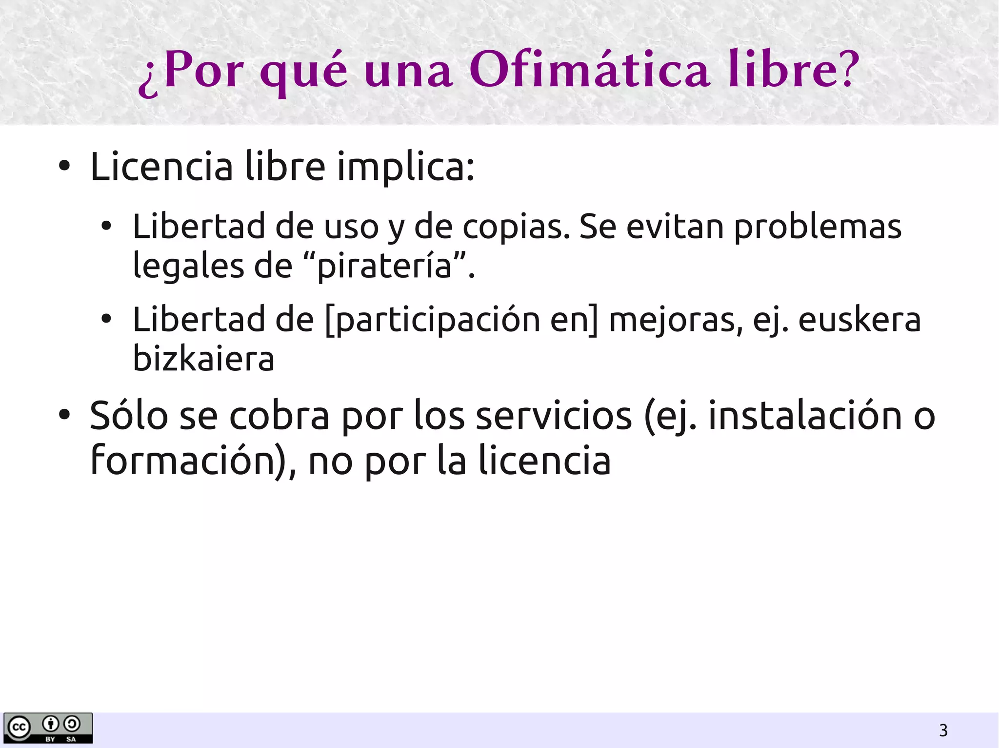 Ofimatica con Libreoffice