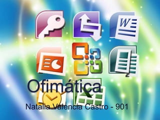 Ofimática 
Natalia Valencia Castro - 901 
 