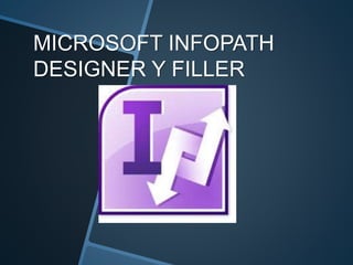 MICROSOFT INFOPATH
DESIGNER Y FILLER
 
