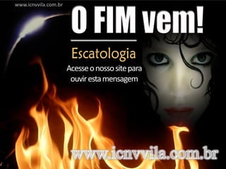 www.icnvvila.com.br




                      Acesse o nosso site para
                       ouvir esta mensagem
 