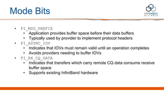 OFI libfabric Tutorial | PDF