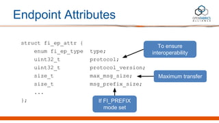 OFI libfabric Tutorial | PDF