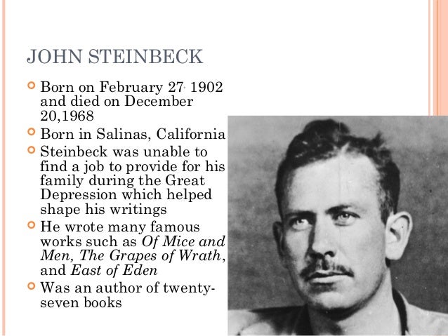 a biography of john steinbeck and characterization in of mice and men Of mice and men - biography of john steinbeck an analysis of major characters of mice and men was published in 1937. a biography of john steinbeck and characterization in of mice and men Of mice and men - biography of john steinbeck an analysis of major characters of mice and men was published in 1937.