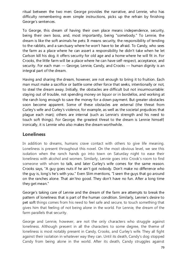 of mice and men edexcel english language revision guide of mice and men essay on dreams