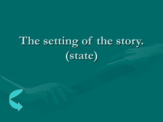The setting of the story. (state) 
