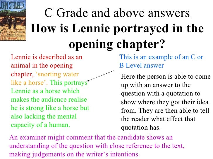 Essay on loneliness in of mice and men