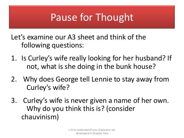 Of mice and men essay questions and answers