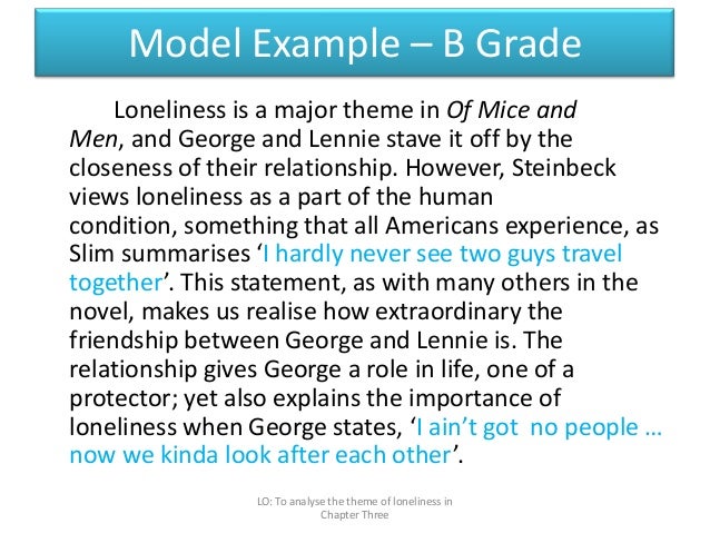 Of Mice and Men - Literature Exam