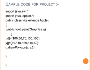 Applet programming | PPT