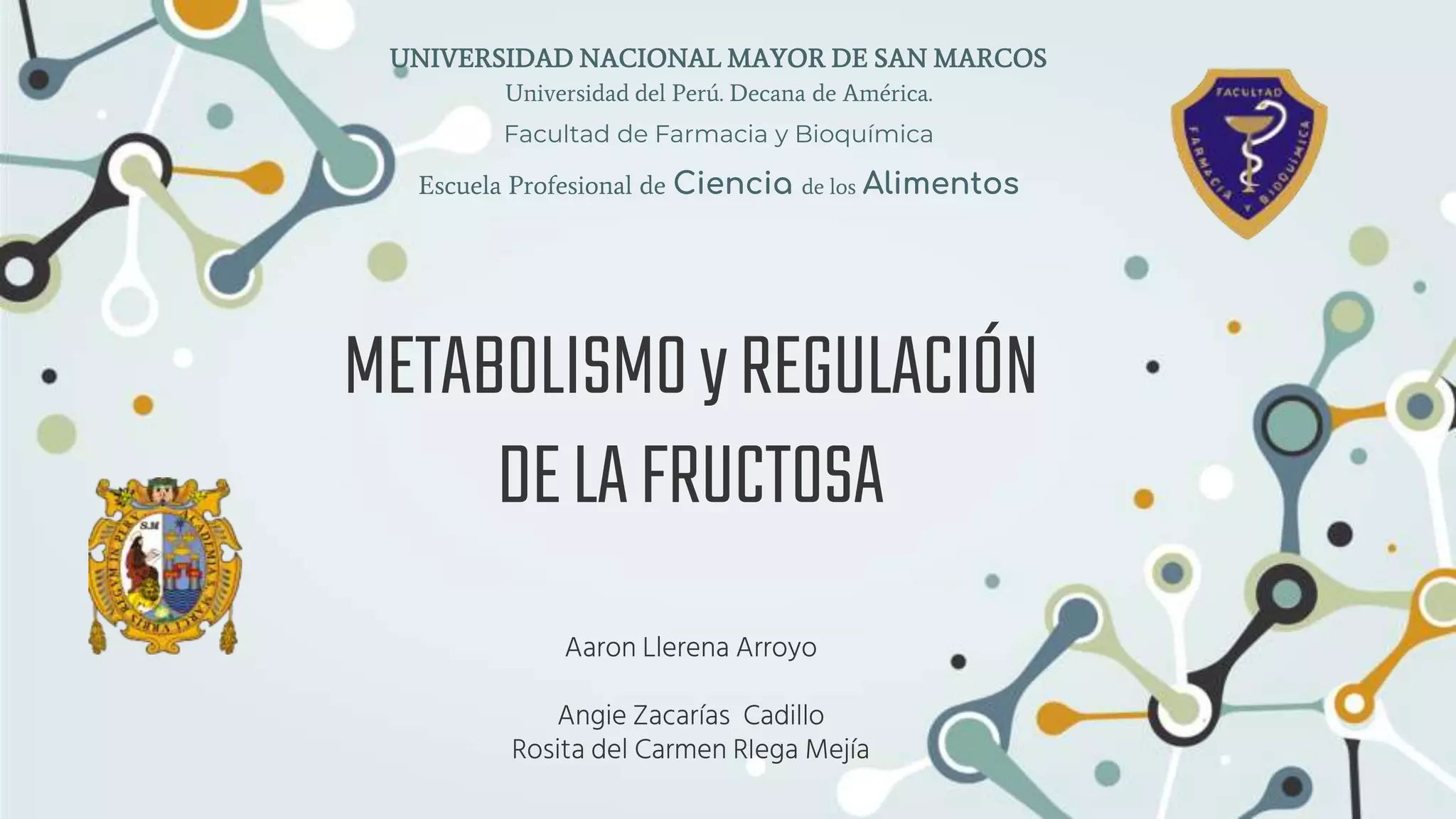 Metabolismo y regulacion de la fructosa PPT