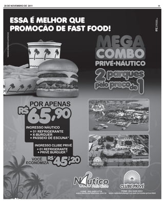 28 DE NOVEMBRO DE 2011   11
 