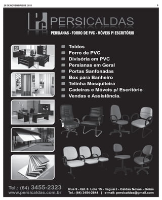28 DE NOVEMBRO DE 2011   9
 