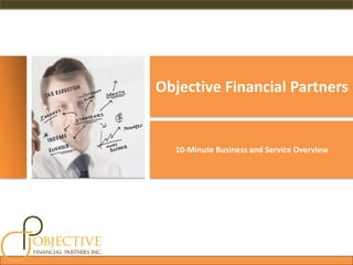 Objective Financial Partners


  10-Minute Business and Service Overview
 