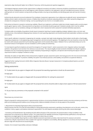 Ofqual-Regulatory framework for apprenticeship assessment | PDF