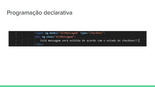 Programação declarativa
 